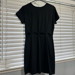 Short Sleeve Dress with cut outs